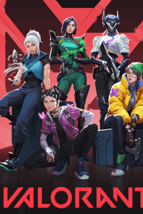 Logo Valorant, game FPS